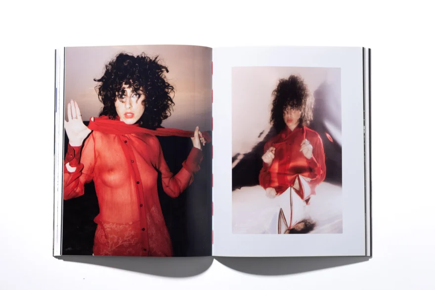 Printed closing spread of the Authenticity story in SHOT Magazine, editorial photographed by Ina Cenusa