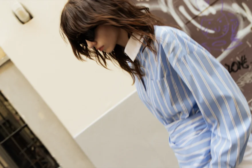 Accessory detail on the street, Patrizia Pepe campaign photographed by Ina Cenusa